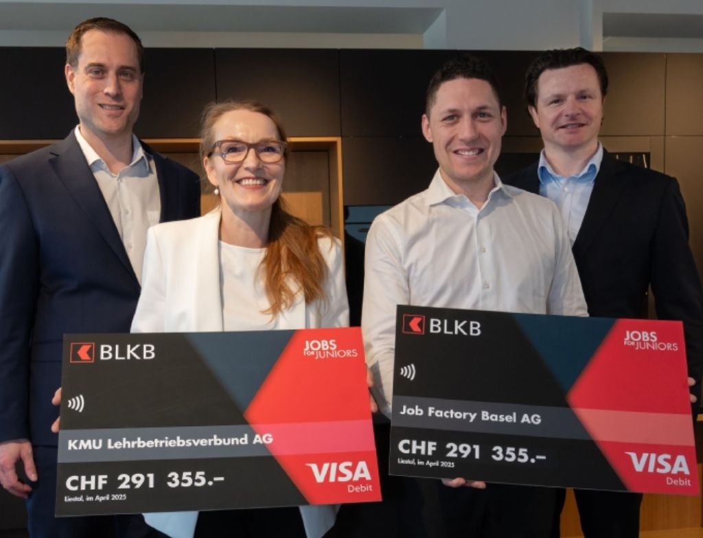 Jobs for Juniors: BLKB fördert Berufsbildung mit 582 710 Franken