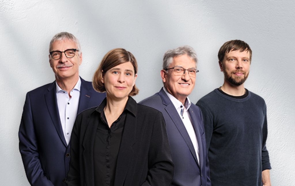 Info Teaser - Urs Grütter, Nicole Ott, Peter Müller und Serafin Pazdera