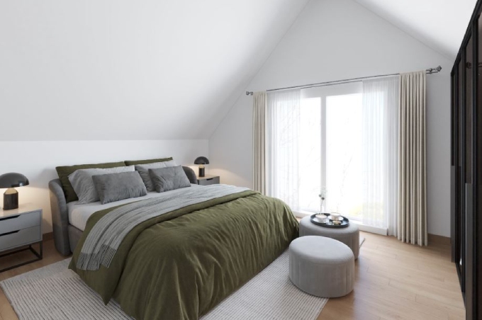 Schlafzimmer an der Eichenstrasse in Münchenstein